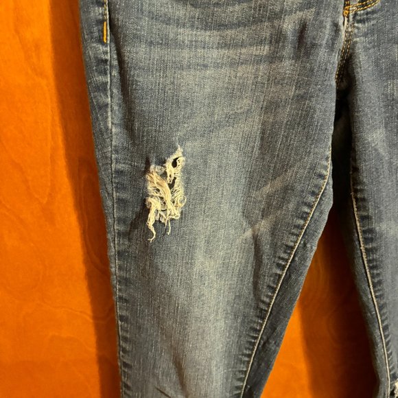Aeropostale High Wasted Jeggings Distressed‎ Size 0 - Picture 4 of 14